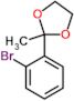 2-(2-bromophenyl)-2-methyl-1,3-dioxolane