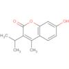 2H-1-Benzopyran-2-one, 7-hydroxy-4-methyl-3-(1-methylethyl)-