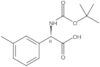 (αR)-α-[[(1,1-Dimethylethoxy)carbonyl]amino]-3-methylbenzeneacetic acid