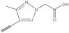 4-Ethynyl-3-methyl-1H-pyrazole-1-acetic acid