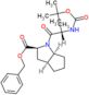 benzyl (2S,3aS,6aS)-1-{(2S)-2-[(tert-butoxycarbonyl)amino]propanoyl}octahydrocyclopenta[b]pyrrol...