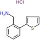 1-(2-thiophen-2-ylphenyl)methanamine hydrochloride