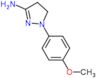 1-(4-methoxyphenyl)-4,5-dihydro-1H-pyrazol-3-amine