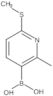 B-[2-Methyl-6-(methylthio)-3-pyridinyl]boronic acid