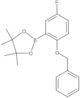 2-[5-Fluoro-2-(phenylmethoxy)phenyl]-4,4,5,5-tetramethyl-1,3,2-dioxaborolane