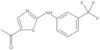 Etanona, 1-[2-[[3-(trifluorometil)fenil]amino]-5-tiazolil]-