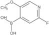 B-(2-Fluoro-5-methoxy-4-pyridinyl)boronic acid