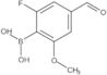 B-(2-Fluoro-4-formyl-6-methoxyphenyl)boronic acid