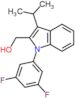 [1-(3,5-difluorophenyl)-3-isopropyl-indol-2-yl]methanol