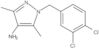 1-[(3,4-Dichlorophenyl)methyl]-3,5-dimethyl-1H-pyrazol-4-amine