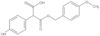 1-[(4-Methoxyphenyl)methyl] 2-(4-hydroxyphenyl)propanedioate