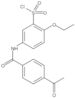 5-[(4-Acetylbenzoyl)amino]-2-ethoxybenzenesulfonyl chloride