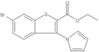 Ethyl 6-bromo-3-(1H-pyrrol-1-yl)benzo[b]thiophene-2-carboxylate