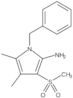 4,5-Dimethyl-3-(methylsulfonyl)-1-(phenylmethyl)-1H-pyrrol-2-amine