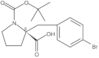 1-(1,1-Dimethylethyl) (2S)-2-[(4-bromophenyl)methyl]-1,2-pyrrolidinedicarboxylate