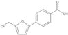 4-[5-(Hydroxymethyl)-2-furanyl]benzoic acid