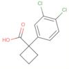 Cyclobutanecarboxylic acid, 1-(3,4-dichlorophenyl)-