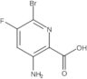 3-Amino-6-bromo-5-fluoro-2-pyridinecarboxylic acid