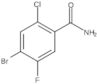 4-Bromo-2-chloro-5-fluorobenzamide