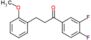 1-Propanone, 1-(3,4-difluorophenyl)-3-(2-methoxyphenyl)-