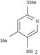 3-Pyridinamine,4-methyl-6-(methylthio)-