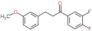 1-(3,4-difluorophenyl)-3-(3-methoxyphenyl)propan-1-one