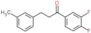 1-(3,4-difluorophenyl)-3-(m-tolyl)propan-1-one