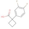 Cyclobutanecarboxylic acid, 1-(3,4-difluorophenyl)-