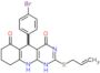 5-(4-bromophenyl)-2-(prop-2-en-1-ylsulfanyl)-5,8,9,10-tetrahydropyrimido[4,5-b]quinoline-4,6(1H,7H…