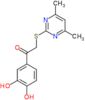 1-(3,4-dihydroxyphenyl)-2-[(4,6-dimethylpyrimidin-2-yl)sulfanyl]ethanone