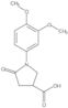 1-(3,4-Dimethoxyphenyl)-5-oxo-3-pyrrolidinecarboxylic acid