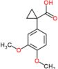 1-(3,4-dimethoxyphenyl)cyclopropanecarboxylic acid