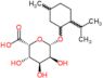 5-methyl-2-(propan-2-yl)cyclohexyl beta-L-gulopyranosiduronic acid