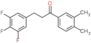 1-(3,4-dimethylphenyl)-3-(3,4,5-trifluorophenyl)propan-1-one