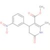 3-Pyridinecarboxylic acid,1,4,5,6-tetrahydro-2-methyl-4-(3-nitrophenyl)-6-oxo-, methyl ester