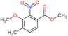 methyl 3-methoxy-4-methyl-2-nitro-benzoate