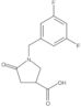 1-[(3,5-Difluorophenyl)methyl]-5-oxo-3-pyrrolidinecarboxylic acid