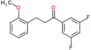 1-(3,5-difluorophenyl)-3-(2-methoxyphenyl)propan-1-one