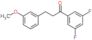 1-(3,5-difluorophenyl)-3-(3-methoxyphenyl)propan-1-one