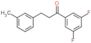 1-(3,5-difluorophenyl)-3-(m-tolyl)propan-1-one