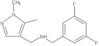 N-[(3,5-Difluorophenyl)methyl]-1,5-dimethyl-1H-pyrazole-4-methanamine