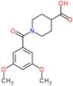 1-(3,5-dimethoxybenzoyl)piperidine-4-carboxylic acid