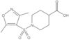 1-[(3,5-Dimethyl-4-isoxazolyl)sulfonyl]-4-piperidinecarboxylic acid