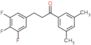 1-(3,5-dimethylphenyl)-3-(3,4,5-trifluorophenyl)propan-1-one