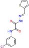 N-(3-chlorophenyl)-2-oxo-2-[(2E)-2-(thiophen-2-ylmethylidene)hydrazino]acetamide