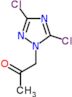 1-(3,5-dichloro-1H-1,2,4-triazol-1-yl)propan-2-one