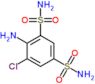 4-amino-5-chlorobenzene-1,3-disulfonamide