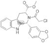 (1R,3R)-methyl-1,2,3,4-tetrahydro-2-chloroacetyl-1-(3,4-methylenedioxyphenyl)-9H-pyrido[3,4-B]indole-3-carboxylate