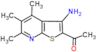 1-(3-amino-4,5,6-trimethyl-thieno[2,3-b]pyridin-2-yl)ethanone