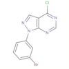 1H-Pyrazolo[3,4-d]pyrimidine, 1-(3-bromophenyl)-4-chloro-